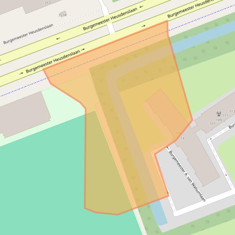 Kaart van postcodegebied 3135WE.