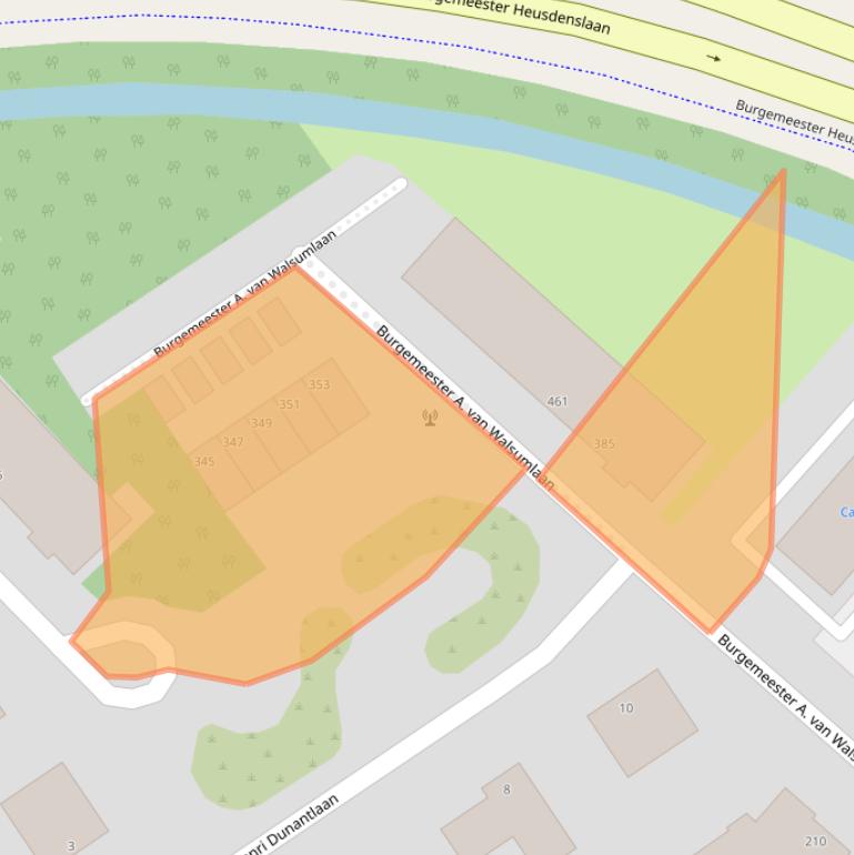 Kaart van postcodegebied 3135WL.