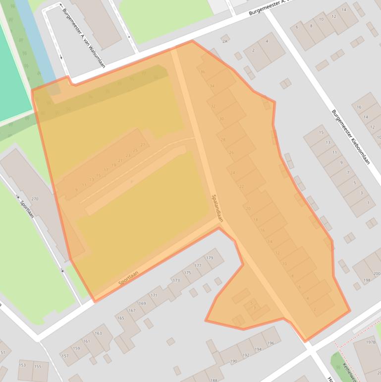 Kaart van postcodegebied 3135WR.