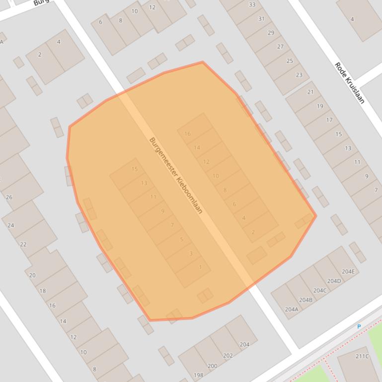 Kaart van postcodegebied 3135WS.