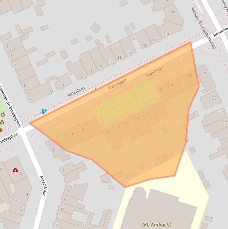 Kaart van postcodegebied 3135XR.