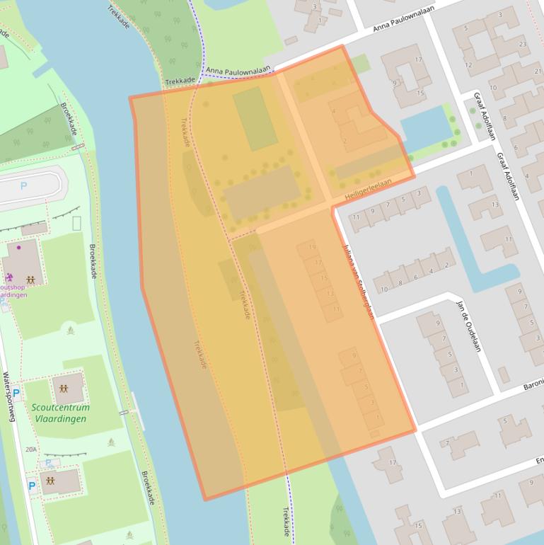 Kaart van postcodegebied 3136AL.