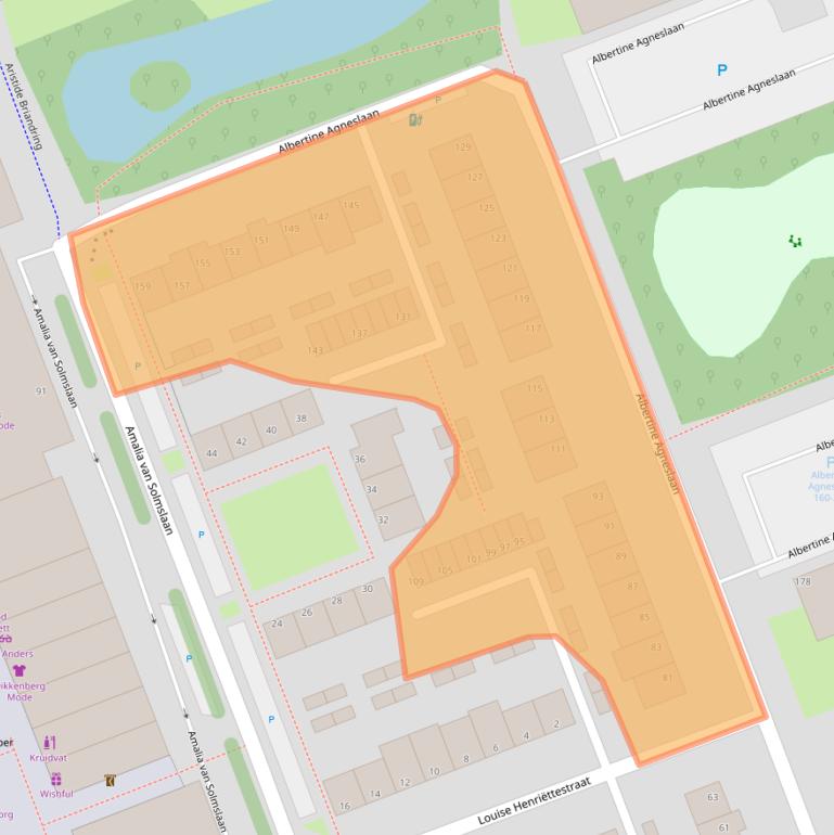 Kaart van postcodegebied 3136CB.