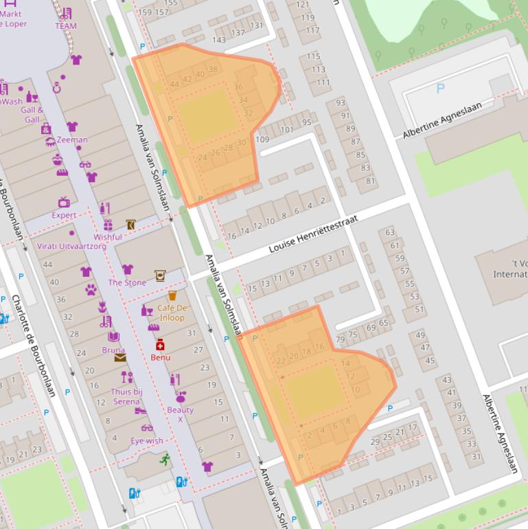 Kaart van postcodegebied 3136CD.