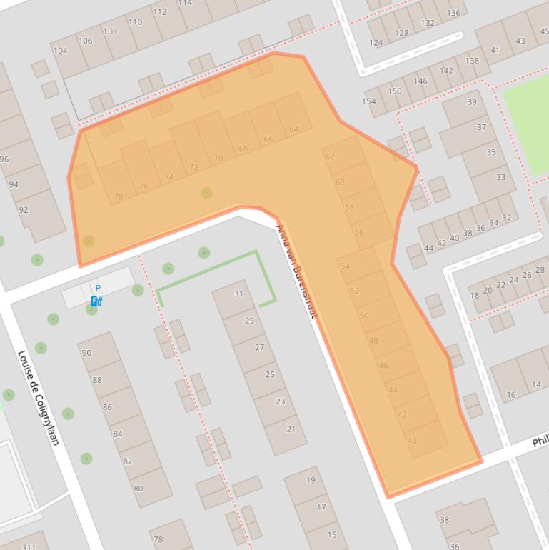 Kaart van postcodegebied 3136CH.