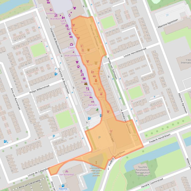 Kaart van postcodegebied 3136CN.