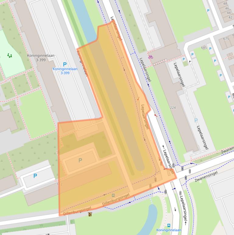 Kaart van postcodegebied 3136EB.