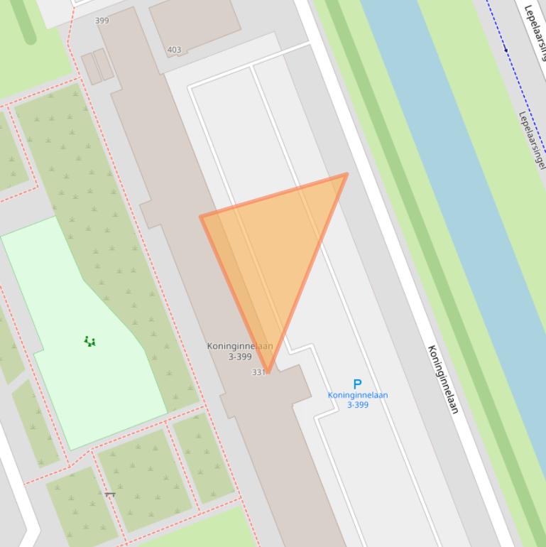 Kaart van postcodegebied 3136EL.