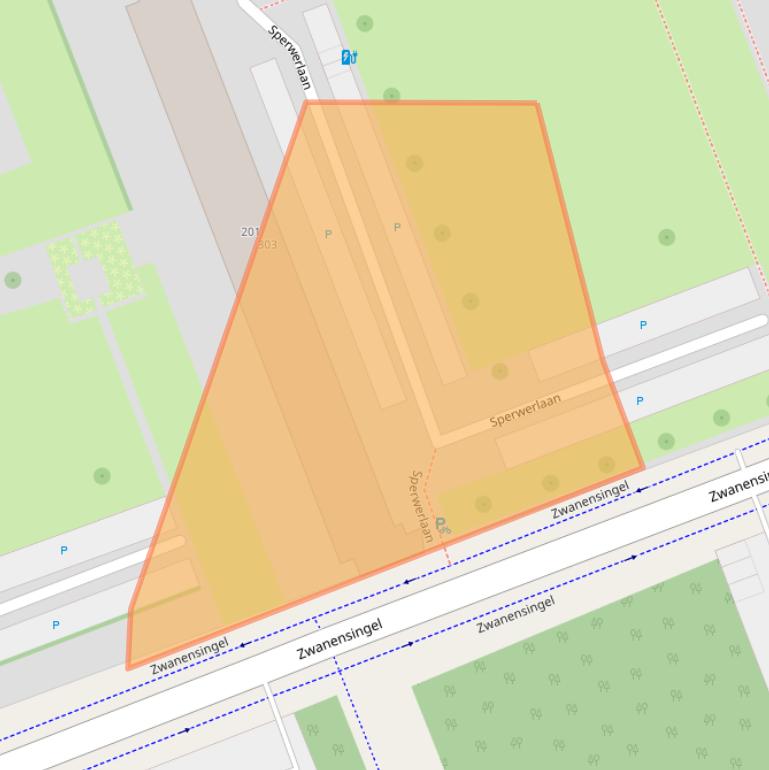 Kaart van postcodegebied 3136GG.