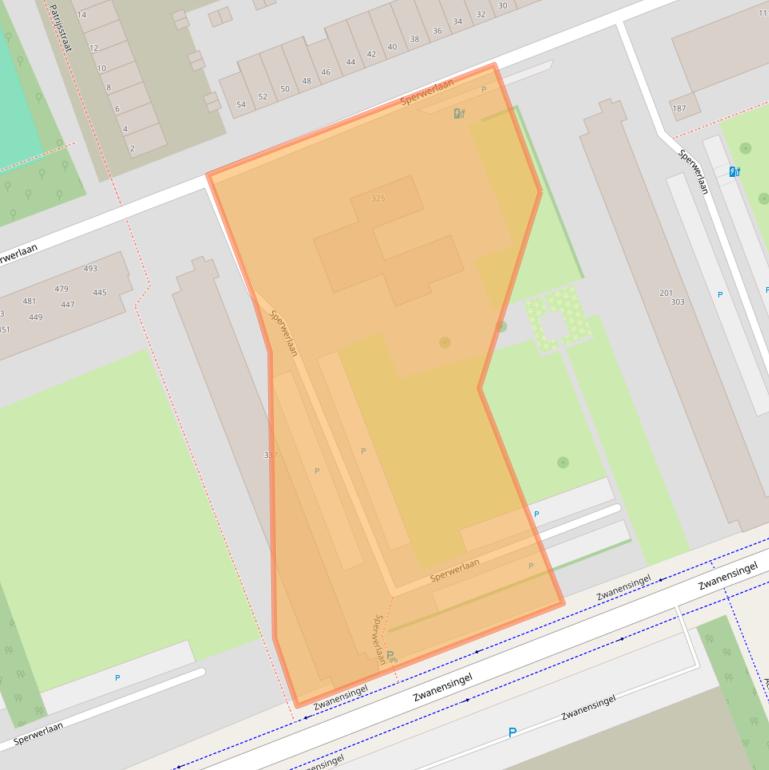 Kaart van postcodegebied 3136GH.