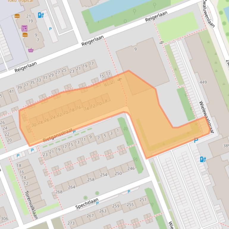 Kaart van postcodegebied 3136JM.