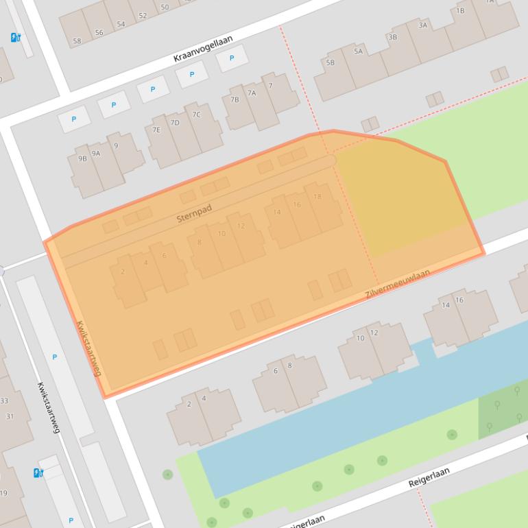 Kaart van postcodegebied 3136JV.