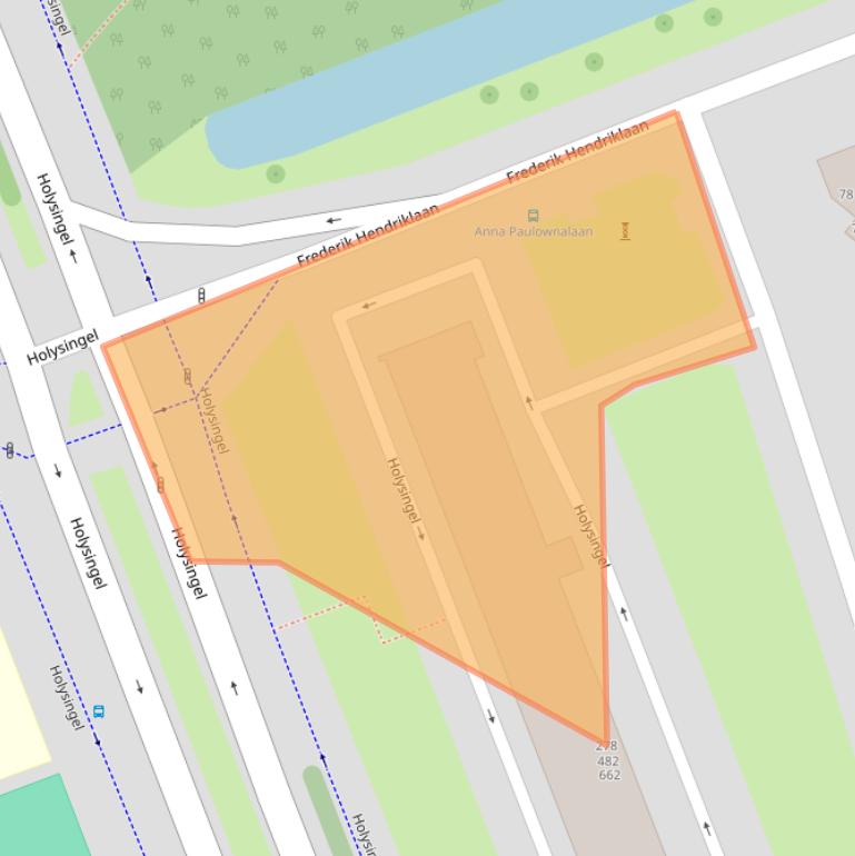 Kaart van postcodegebied 3136LJ.