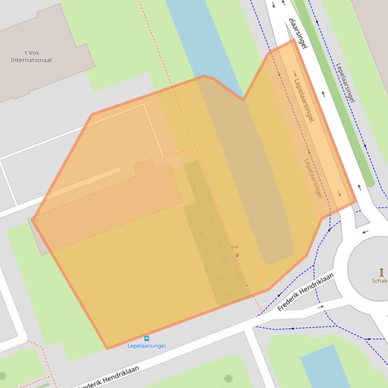 Kaart van postcodegebied 3136NA.