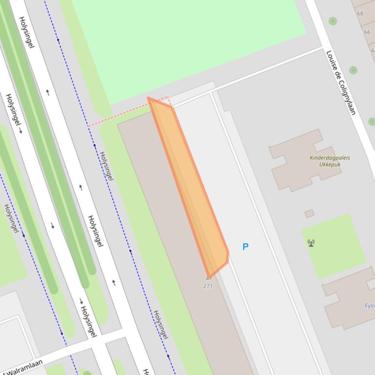 Kaart van postcodegebied 3136NM.