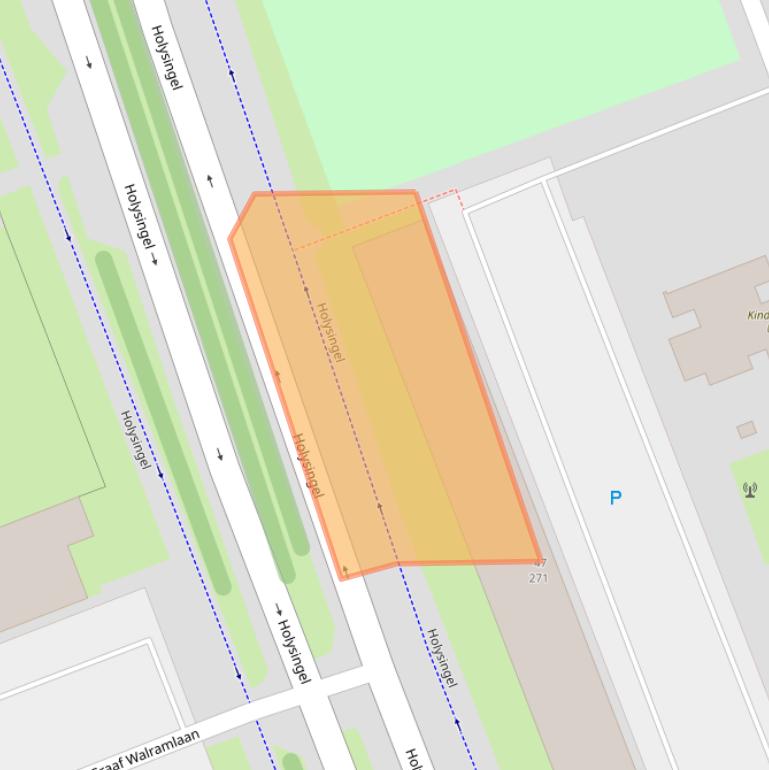 Kaart van postcodegebied 3136NN.