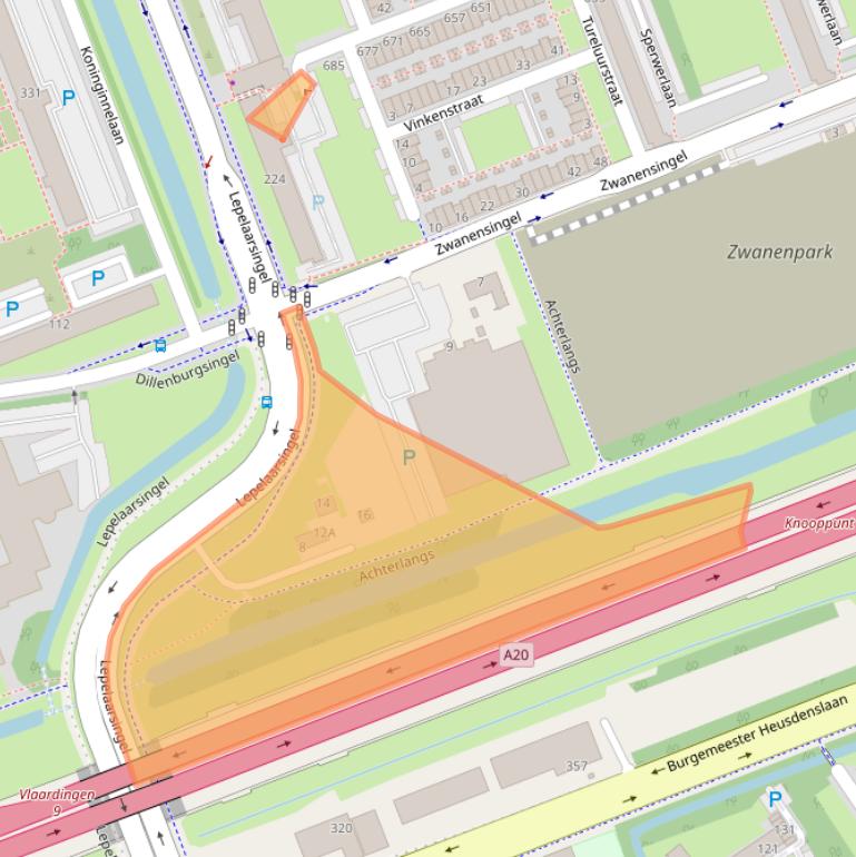Kaart van postcodegebied 3136PA.