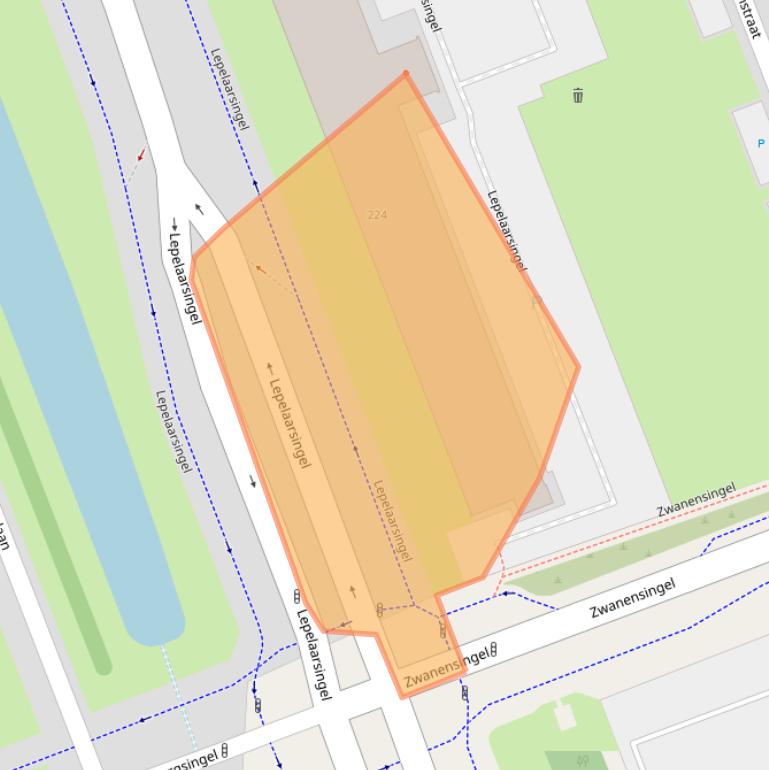 Kaart van postcodegebied 3136PB.