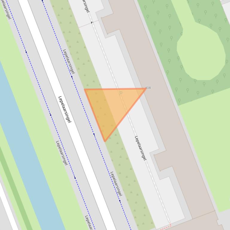 Kaart van postcodegebied 3136PL.