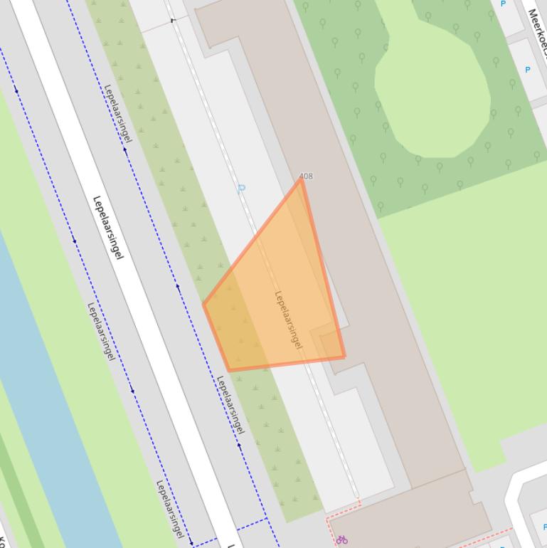 Kaart van postcodegebied 3136PM.