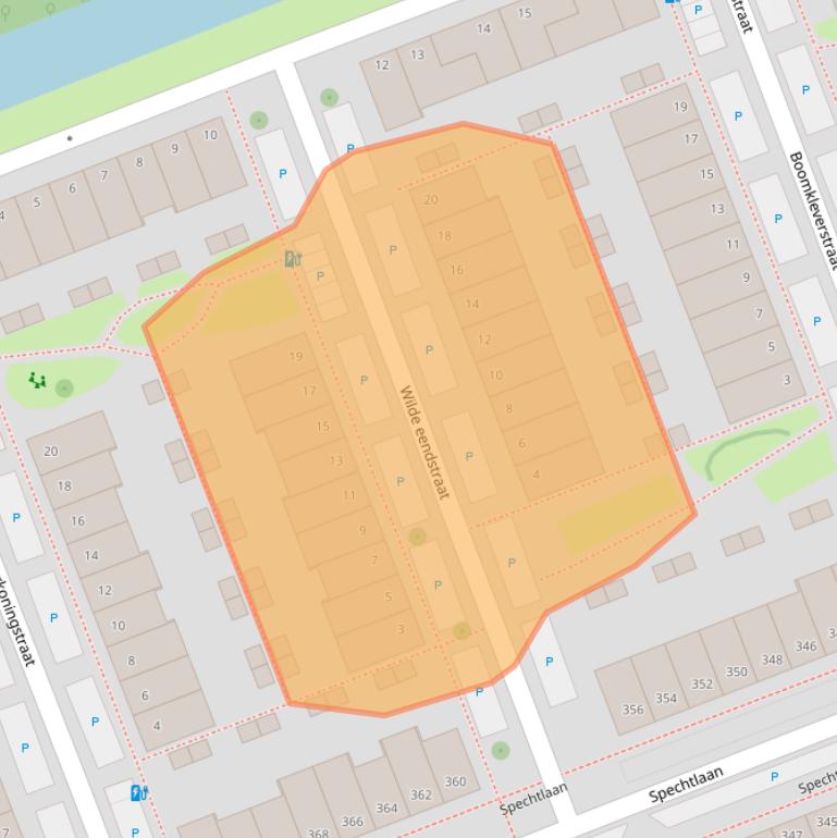 Kaart van postcodegebied 3136PV.