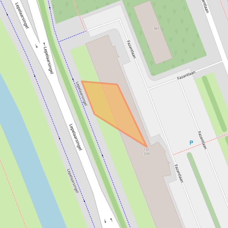 Kaart van postcodegebied 3136RE.