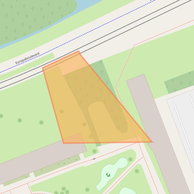 Kaart van postcodegebied 3136SG.