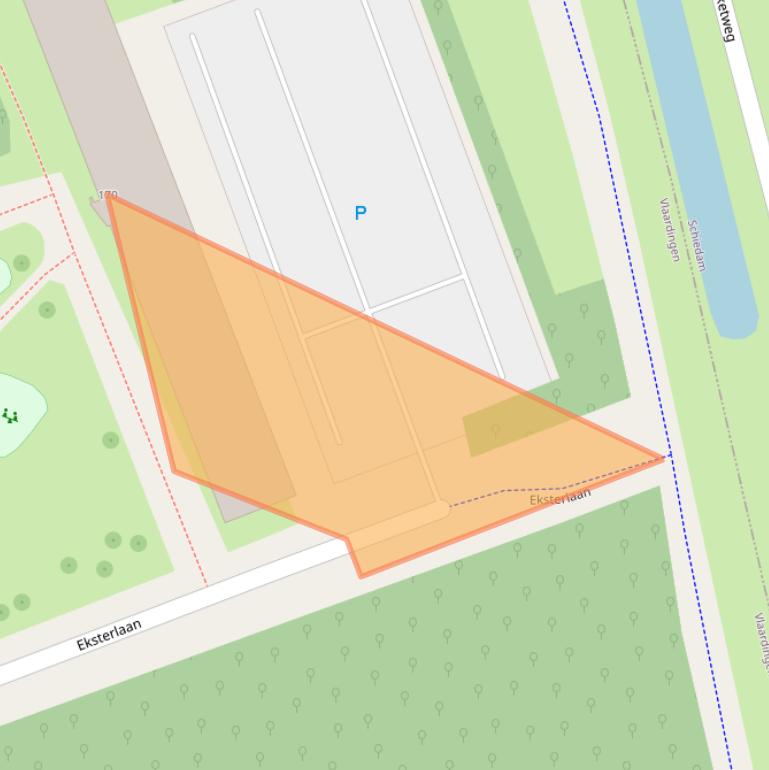 Kaart van postcodegebied 3136SK.