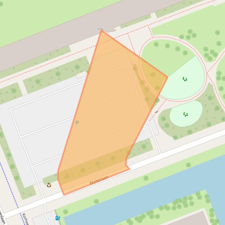 Kaart van postcodegebied 3136SM.