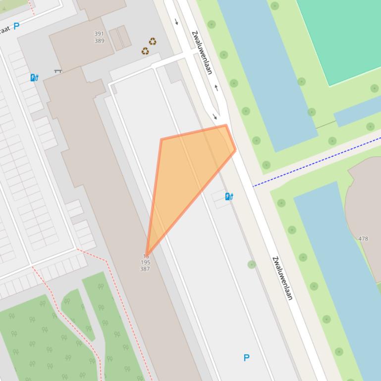 Kaart van postcodegebied 3136TH.