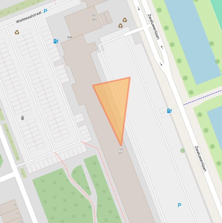 Kaart van postcodegebied 3136TJ.