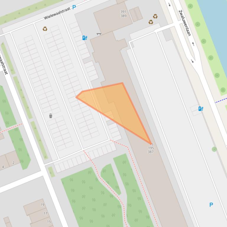 Kaart van postcodegebied 3136TK.