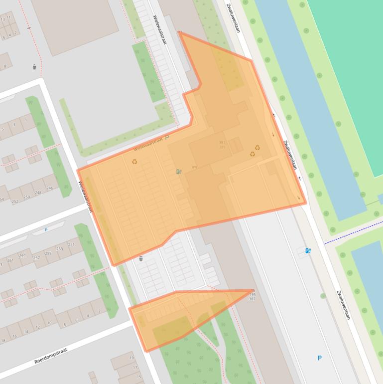 Kaart van postcodegebied 3136TM.