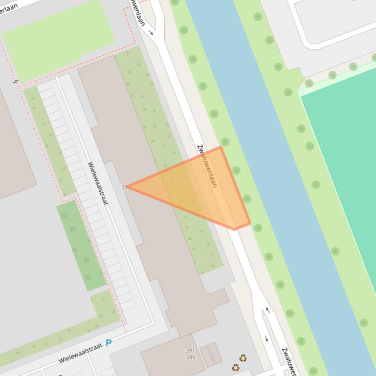 Kaart van postcodegebied 3136TN.