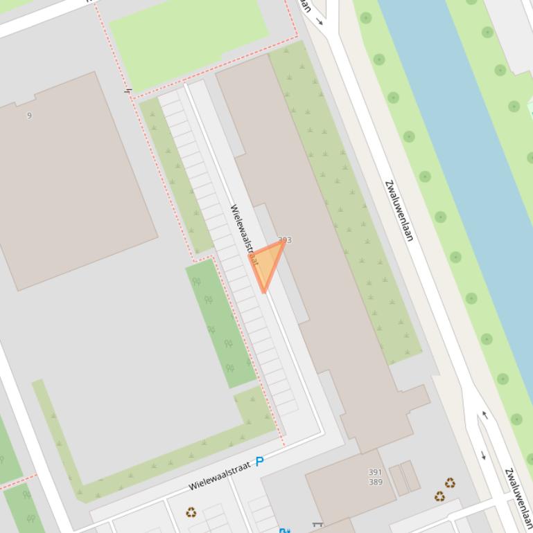 Kaart van postcodegebied 3136TV.