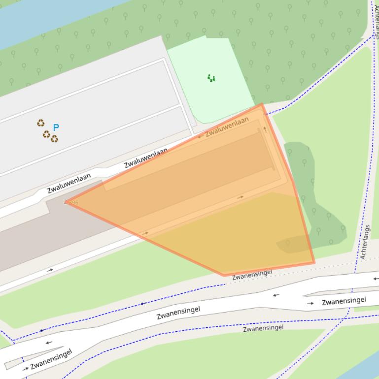 Kaart van postcodegebied 3136VA.