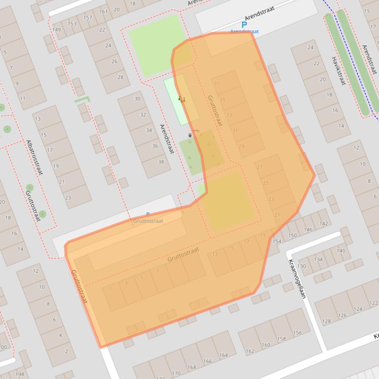 Kaart van postcodegebied 3136XK.