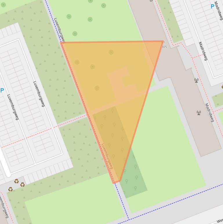 Kaart van postcodegebied 3137AM.