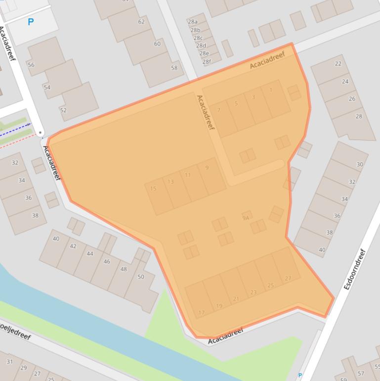 Kaart van postcodegebied 3137BA.