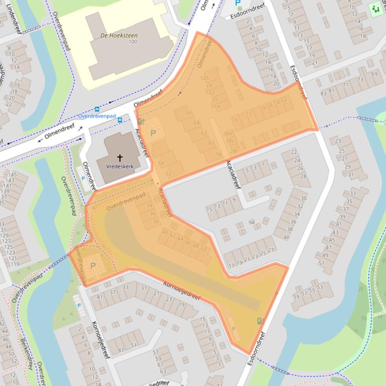 Kaart van postcodegebied 3137BB.