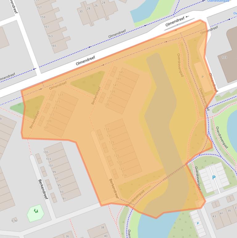 Kaart van postcodegebied 3137BE.