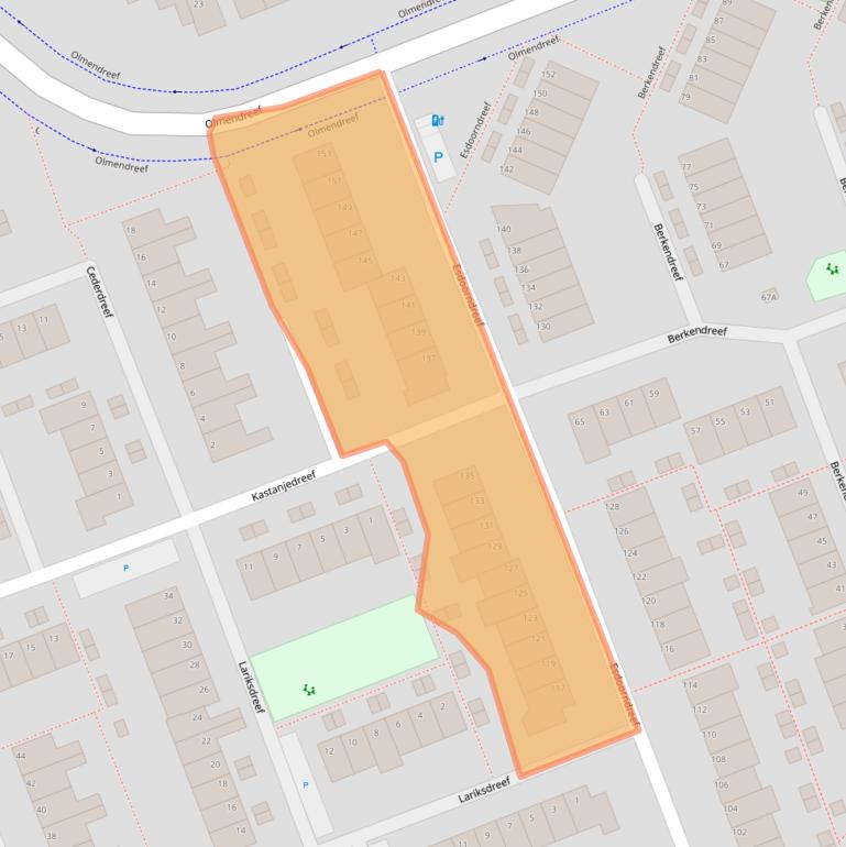 Kaart van postcodegebied 3137BL.