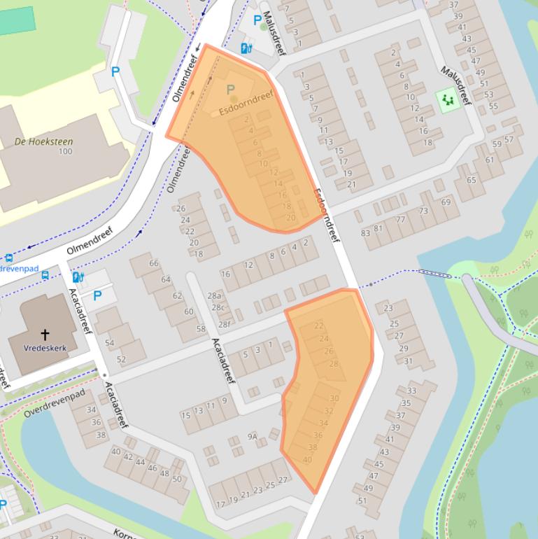 Kaart van postcodegebied 3137BM.