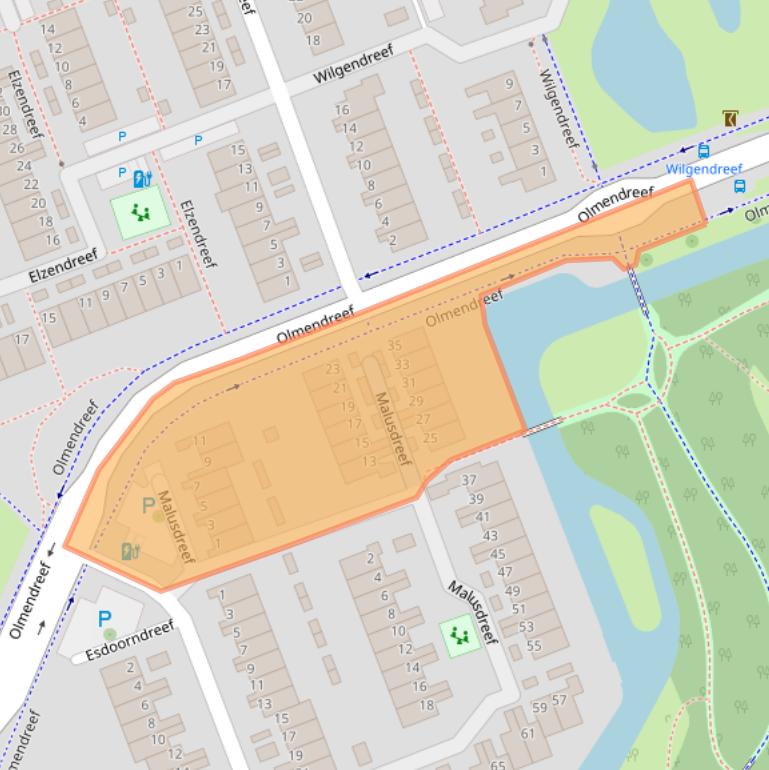 Kaart van postcodegebied 3137BV.