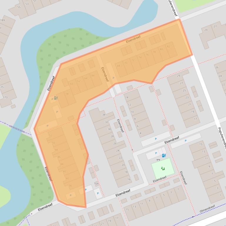 Kaart van postcodegebied 3137CD.