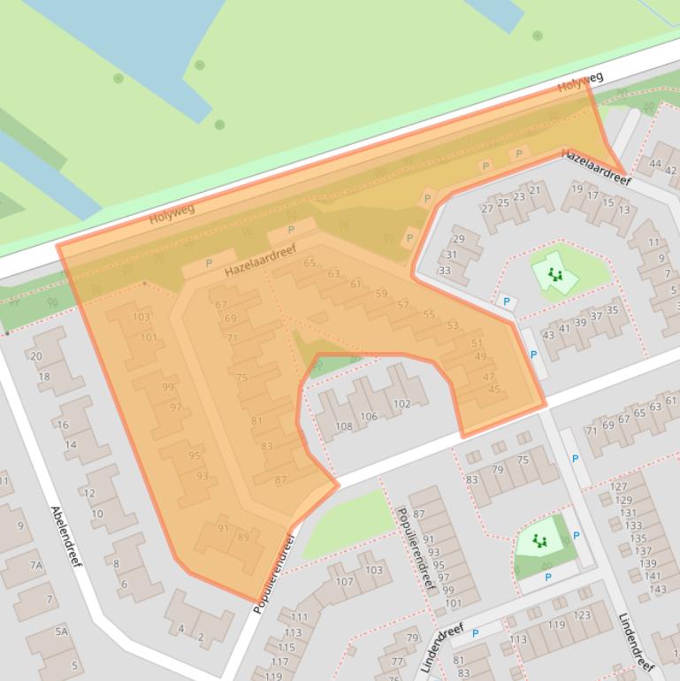 Kaart van postcodegebied 3137CG.