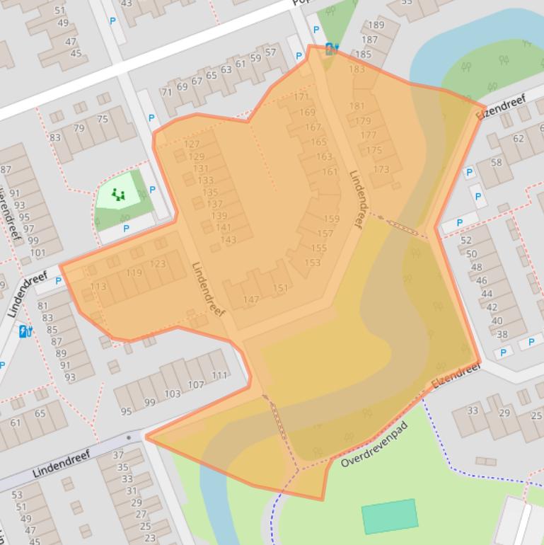 Kaart van postcodegebied 3137CL.