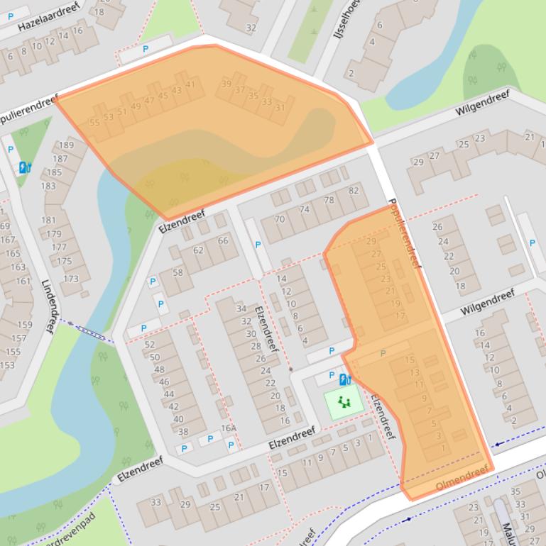 Kaart van postcodegebied 3137CS.