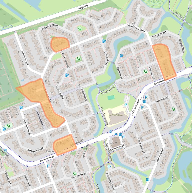 Kaart van postcodegebied 3137CW.