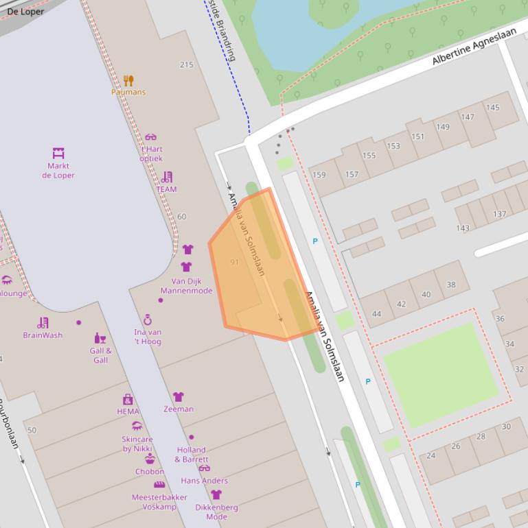 Kaart van postcodegebied 3137DE.